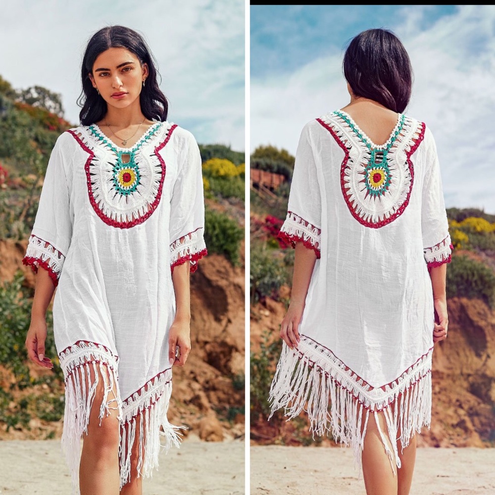 NWT Cupshe Crochet  Beach Wear/ Swimsuit Coverup